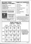 Table of Contents, Taylor County 2001